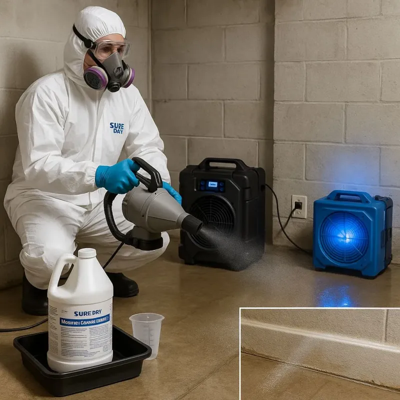Sanitization and Odor Removal process in Tate County, MS